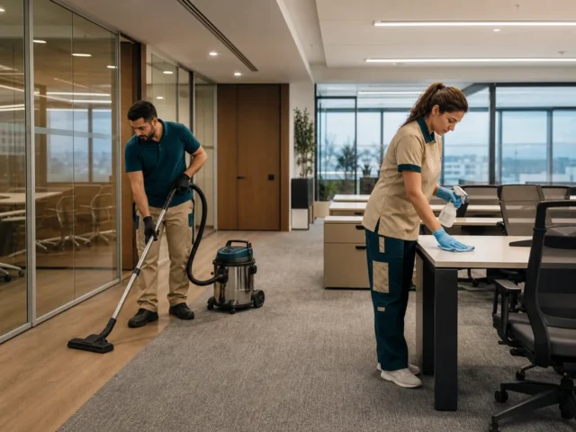 Ofis çalışma alanı temizliği